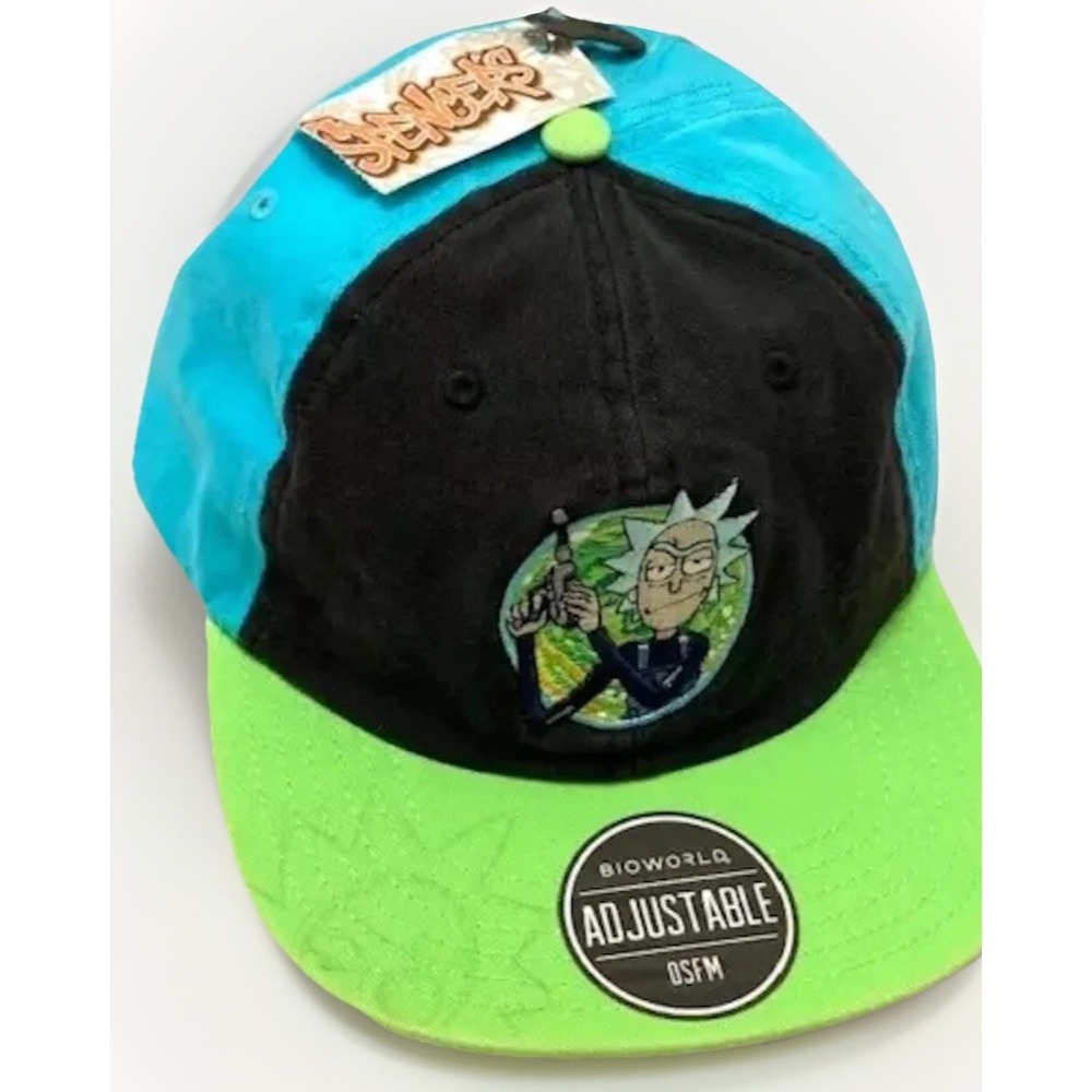 Bioworld RICK & MORTY Hat Adult Swim NEW NOS Spencers Tag Retro Y2K Festival
